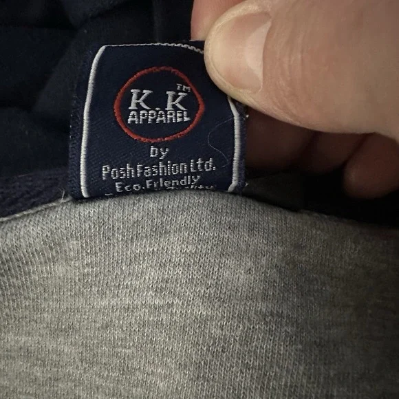 London England Hoodie Full Zip Gray Men's XL Union Jack Flag - Picture 4 of 9